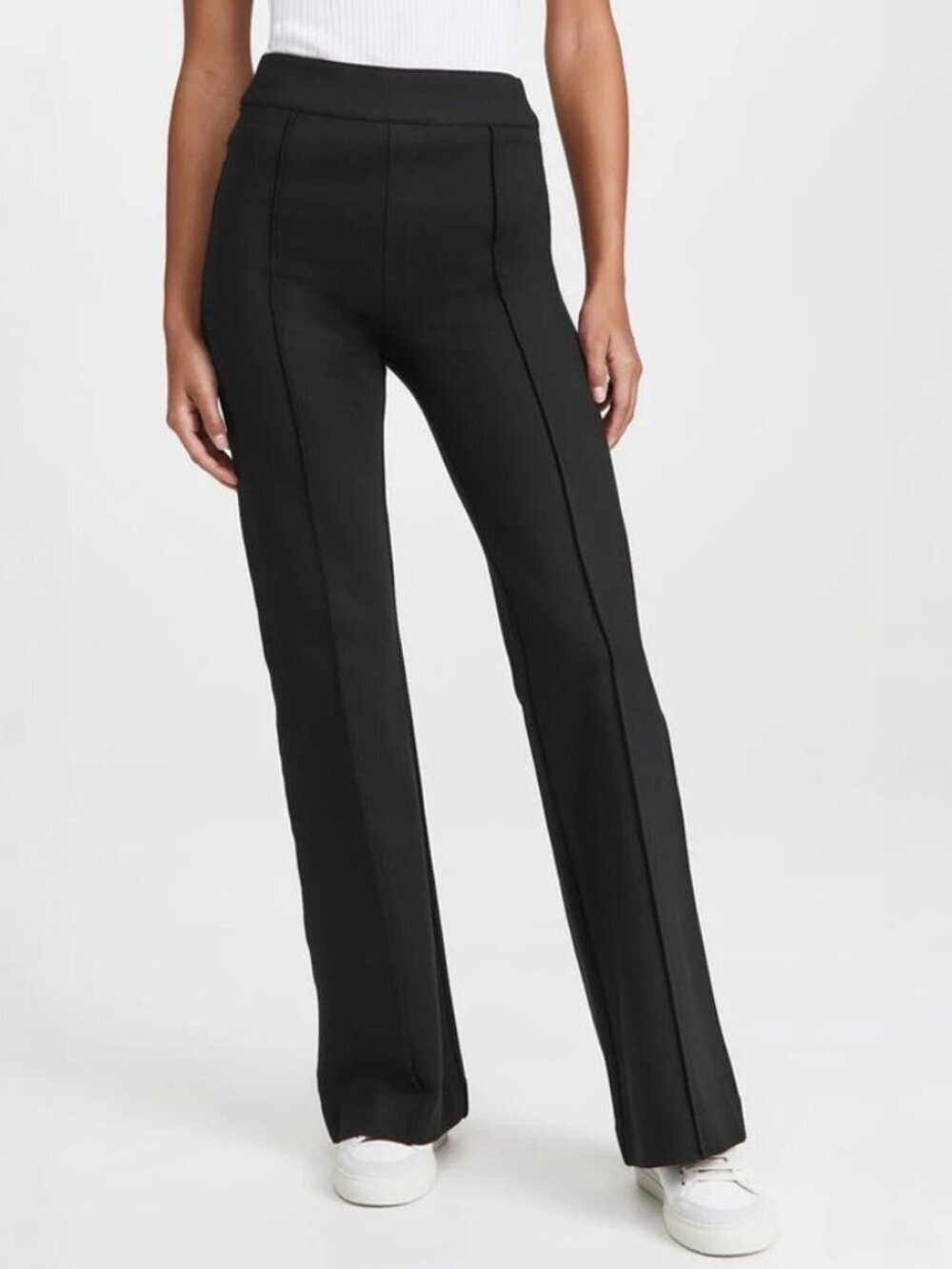 SPANX Black High Rise Flare Pants NWT Size L